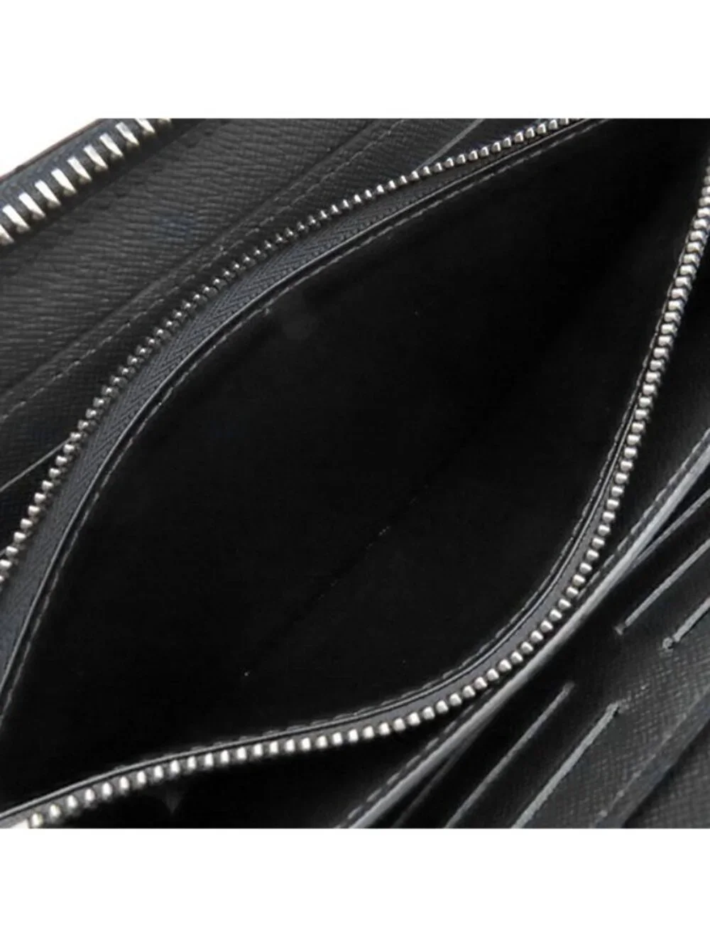 Louis Vuitton Wallet Zippy XL Monogram Eclipse Gunmetal Black Zip Around Travel